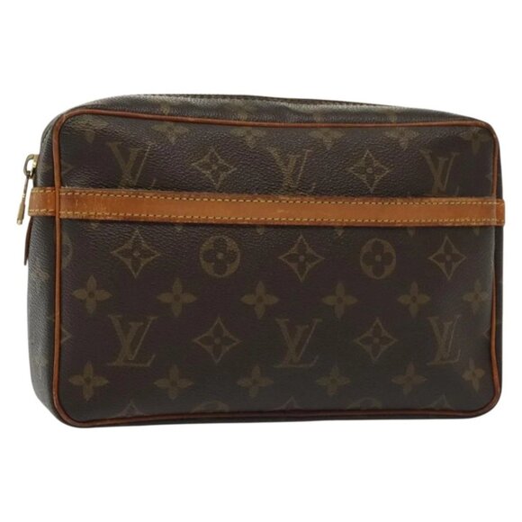 LOUIS VUITTON Monogram Compiegne 23 Clutch Bag M51847 LV Auth yk19297 - Picture 1 of 16